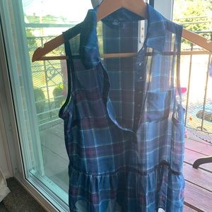 Citrus tank top blouse